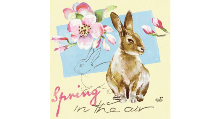 Duni Tissue, 33x33 cm, 3-laags, Spring In The Air, 177966 (1000 stuks) | OP=OP AANBIEDING