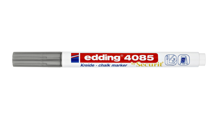 Krijtstift edding 4085 rond 1-2mm zilver(6664054)