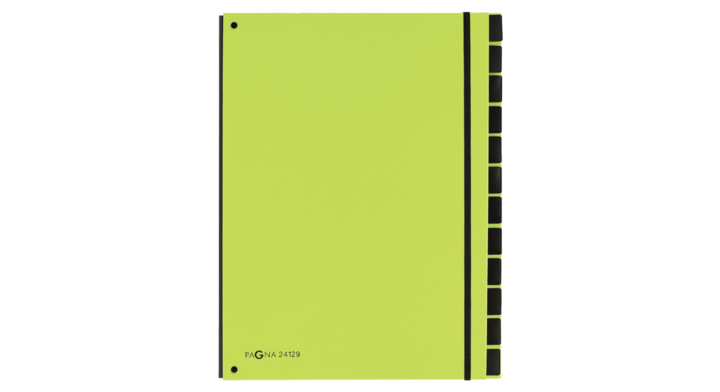 Sorteermap pagna trend 12tab a4 pp appelgroen(p2412917)