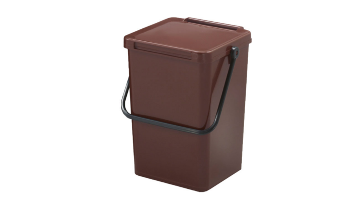 Minimax, circulaire afvalemmer, 7 liter, bruin, VB 188086