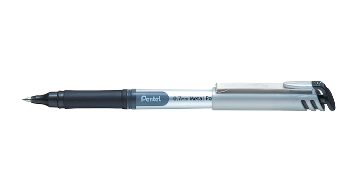 Rollerpen pentel energel mediumpunt bl17 zwart