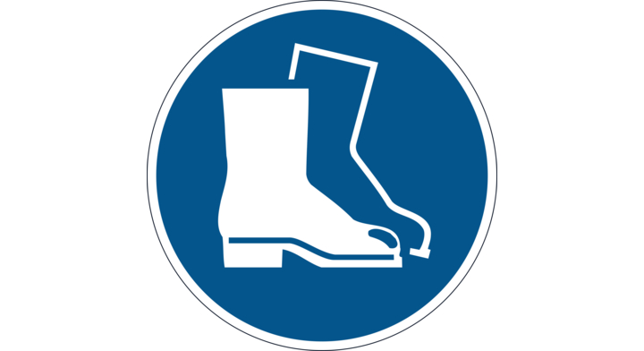 Durable, vloersticker 'gebruik veiligheidsschoenen' (1 stuk)