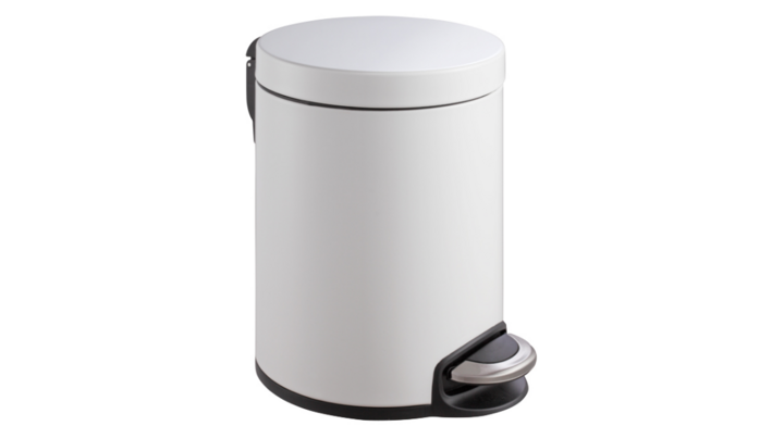 Serene EKO, pedaalemmer, 5 liter, wit, VB 921505