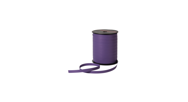 Krullint, paperlook, 10mm x 250m, paars