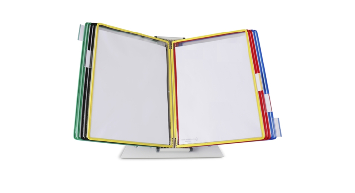 Zichtpanelensysteem bureau tarifold a4 ass 10st(434109)