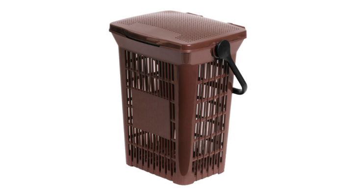 Umimax, geventileerde afvalemmer, 10 liter, bruin, VB 188130