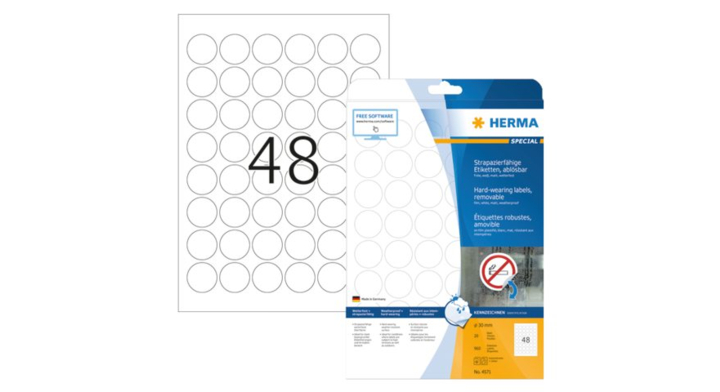 Etiket herma 4571 30mm 960st(4571)