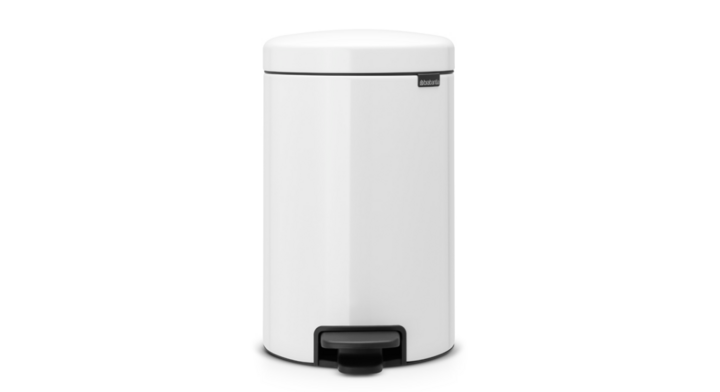 Brabantia, pedaalemmer, 12 liter, wit, VB 111969
