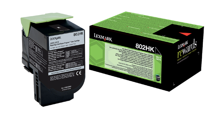 Tonercartridge lexmark 80c2hk0 802hk 4k(80c2hk0)