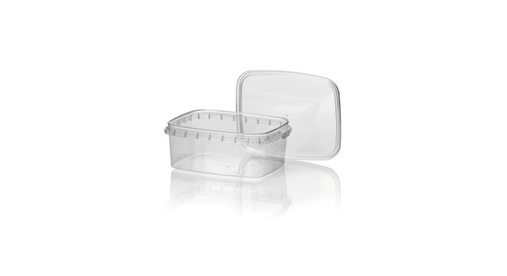 Bak + deksel, PP, 109x86x40mm,  verzegelbaar, 250ml (300)