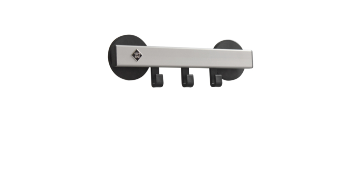 Kapstok wand vepabins pro-line magneet 3 haak(8713631184088)