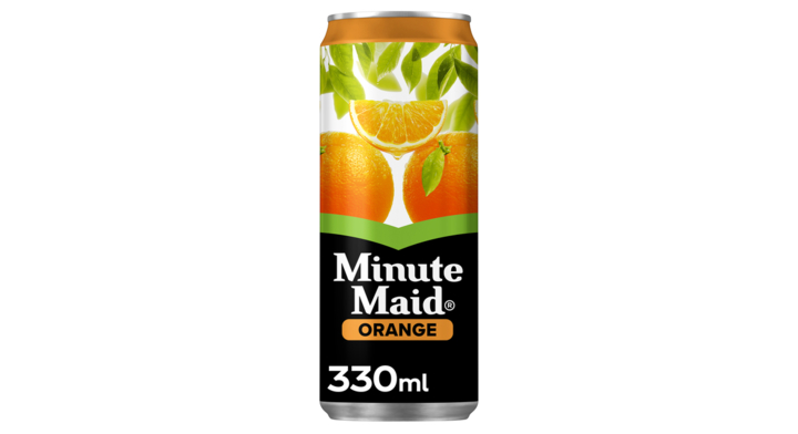 Frisdrank minute maid orange blik 330ml(640982)