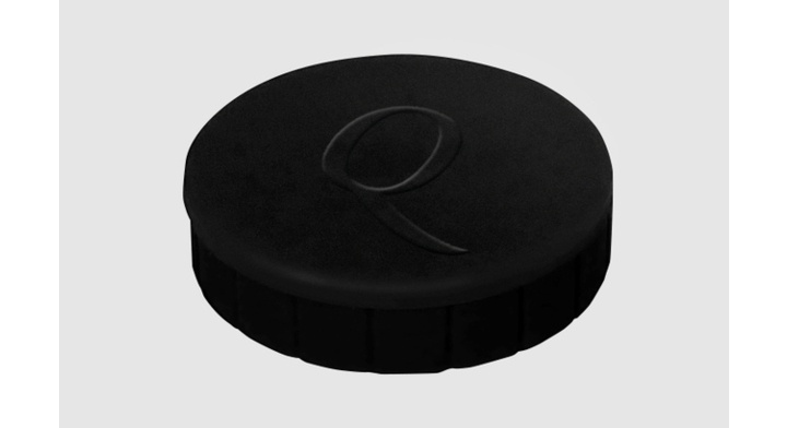 Magneet quantore 20mm 300gr zwart(6162090.squ)