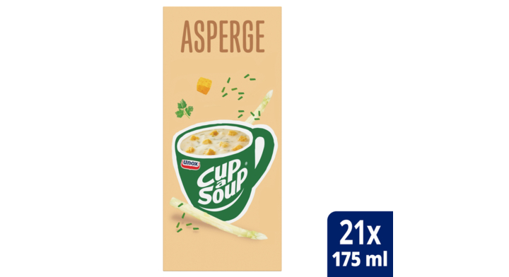Cup-a-Soup, soep, 175ml, asperge (21 zakjes)