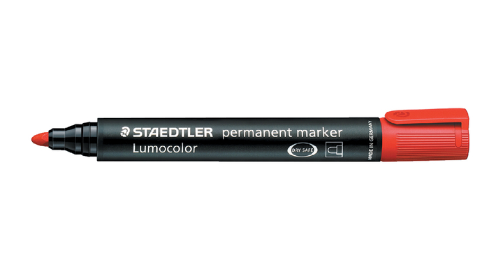 Viltstift staedtler 352 perm rond 2mm rood