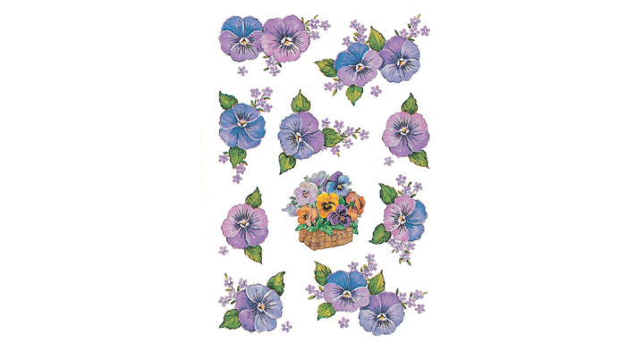 Etiket herma 3818 bloem paars