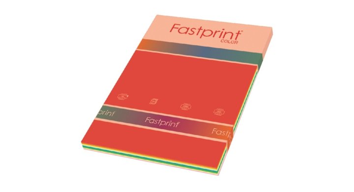 Inkjetpapier fastprint a4 80gr 10kleuren x 25v
