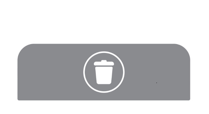 Communicatiepaneel voor Rubbermaid Configure 87 liter, grijs, VB 501555 | restafval Frans