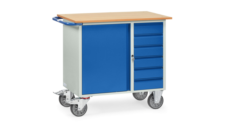 Werkplaatswagen met 6 lades, 985x590mm