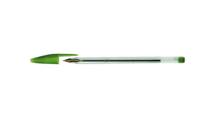 Balpen bic cristal groen
