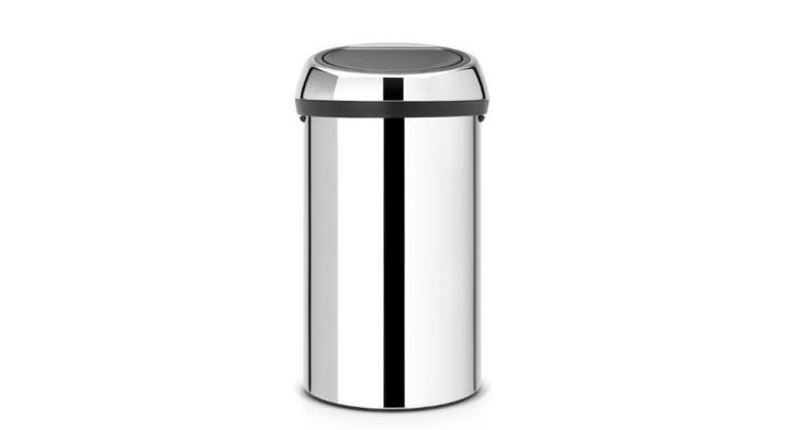 Brabantia, Touch Bin, 60 liter, RVS, VB 402609