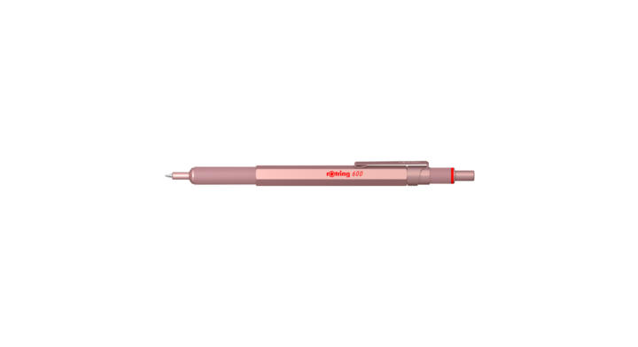 Balpen rotring 600 m rose goud(2183912)
