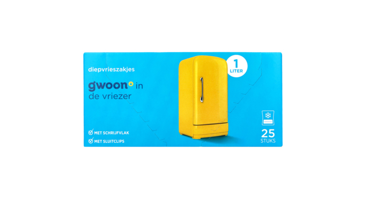 Diepvrieszak gwoon 25 x 1 liter(3229131)