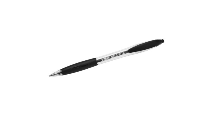 Balpen bic atlantis clic zwart