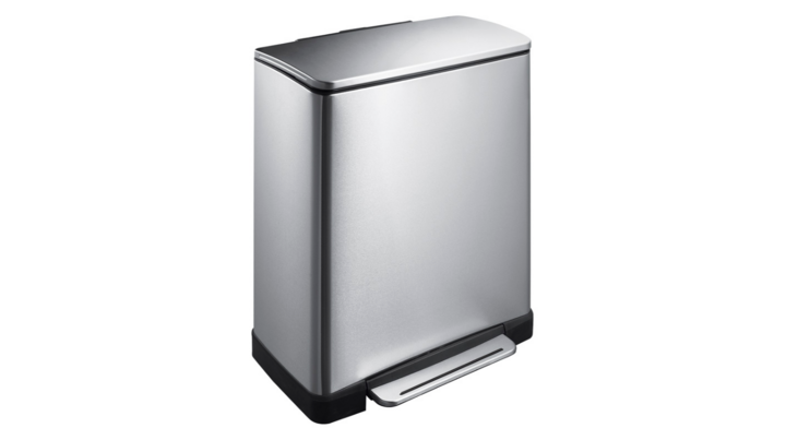 E-Cube EKO | Pedaalemmer | 50 Liter | Mat RVS | VB 926850