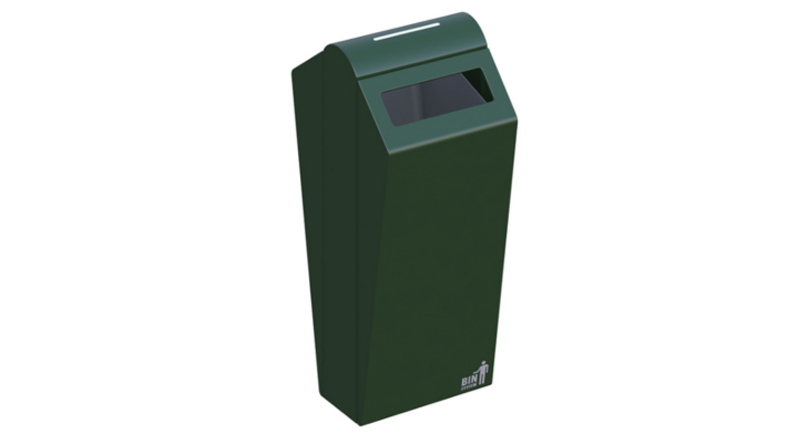Binsystem, Double Bin afvalbak, 100 liter, groen, VB 711550