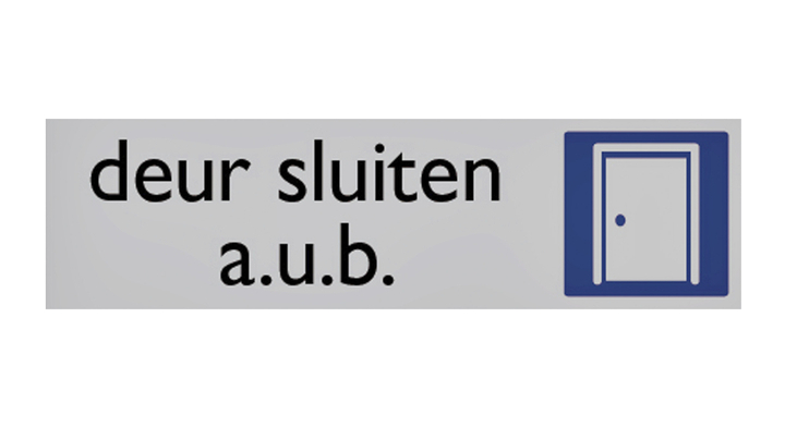 Infobord posta pictogram deur sluiten(39006)