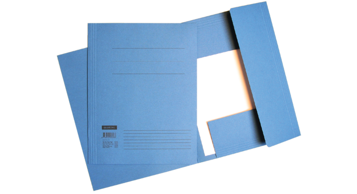 Dossiermap quantore a4 320gr blauw