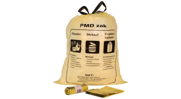 Vuilniszak | LDPE | 60x81cm | 60 Liter | T20 | Geel (50 rollen x 10 zakken) - afvalstroom PMD