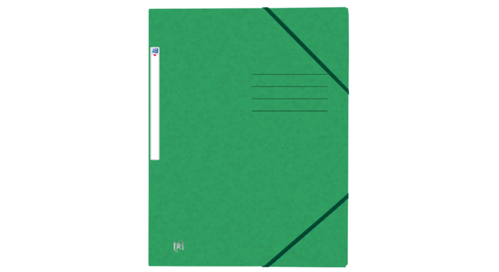 Elastomap oxford top file+ a4 groen(400116355)