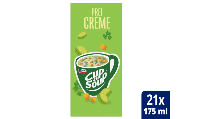 Cup-a-Soup, soep, 175ml, prei creme (21 zakjes)