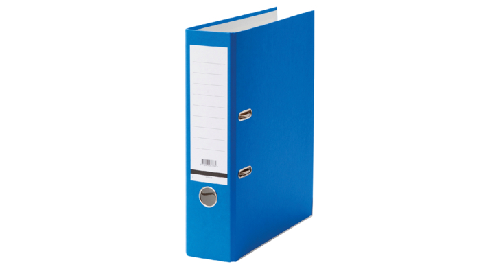 Ordner budget a4 80mm blauw(h08901qubl)