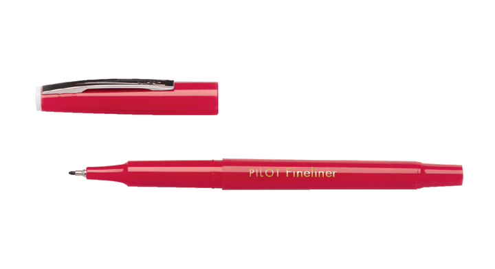 Fineliner pilot sw-ppf 0.4mm rood