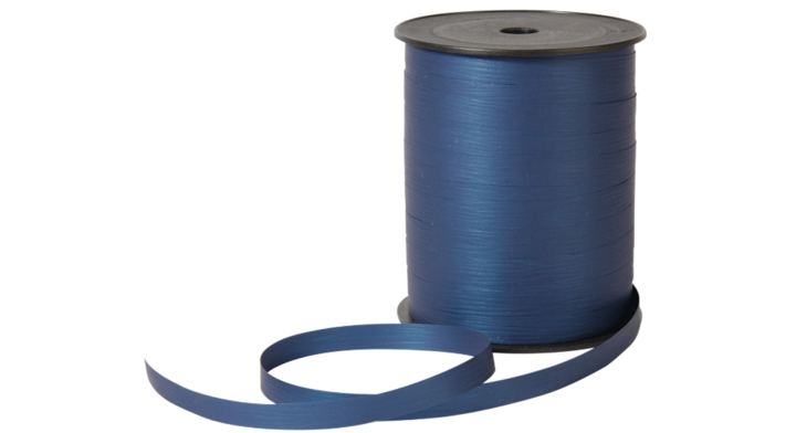 Krullint, paperlook, 10mm x 250m, aqua blauw