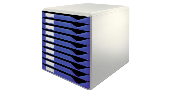 Ladenbox leitz 5281 10ldn blauw