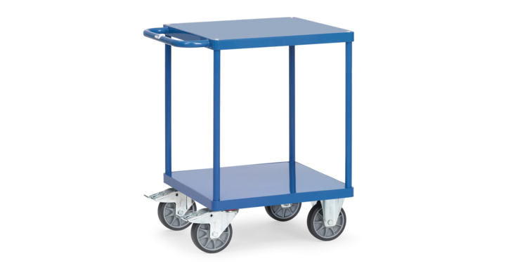 Stalen tafelwagen, 600x600mm Draagverm. 500kg