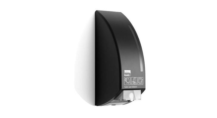 Satino Black | Toiletbrilreiniger Dispenser | SC10 | Zwart | 180290 - OP=OP AANBIEDING