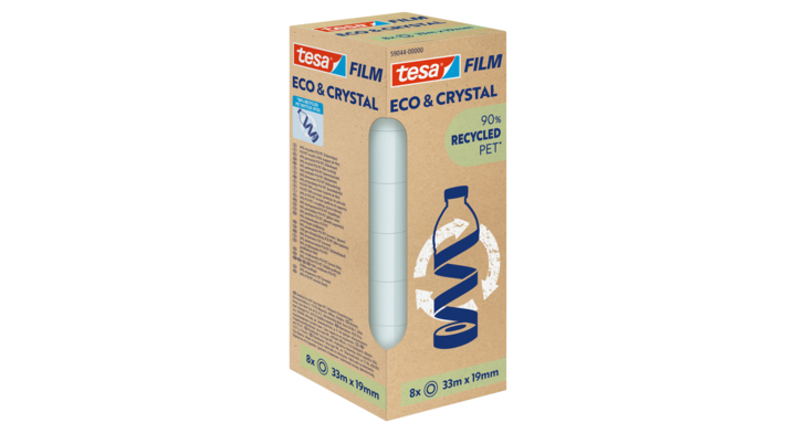 Plakband tesa eco crystal 59044 19mmx33m tr(4063565252457)
