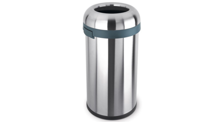 Simplehuman Bullet, afvalbak, 60 liter, mat RVS, VB 000756