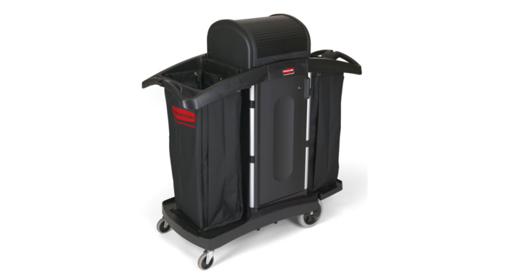 Rubbermaid, hotelwagen met hoge veiligheid, zwart, VB 180633