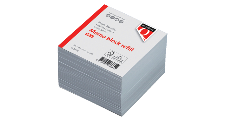 Memoblad quantore losbladig 94x94x90 900v