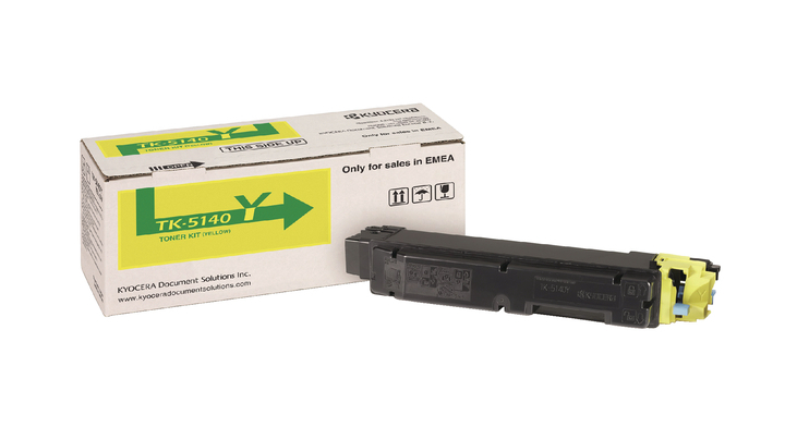Toner kyocera tk-5140y 5k geel(0t2nranl)