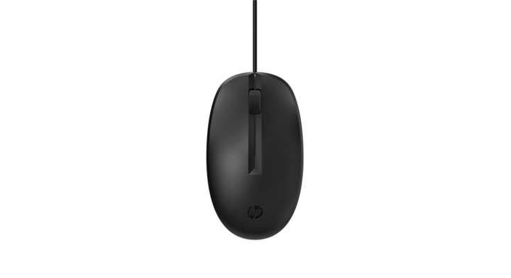 Muis hp 128 laser bedraad zwart(265d9aa)