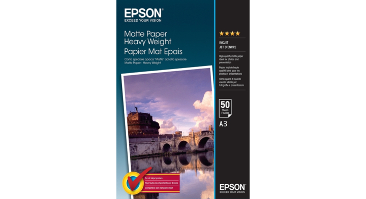 Inkjetpapier epson s041261 a3 mat 1440dpi