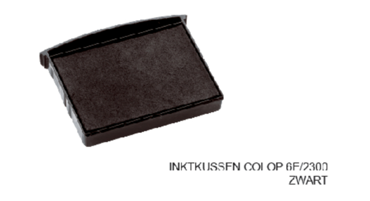 Inktkussen colop 6e/2300 zwart