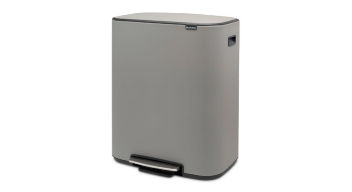 Brabantia, Bo pedaalemmer, 2x30 liter, licht grijs, VB211485